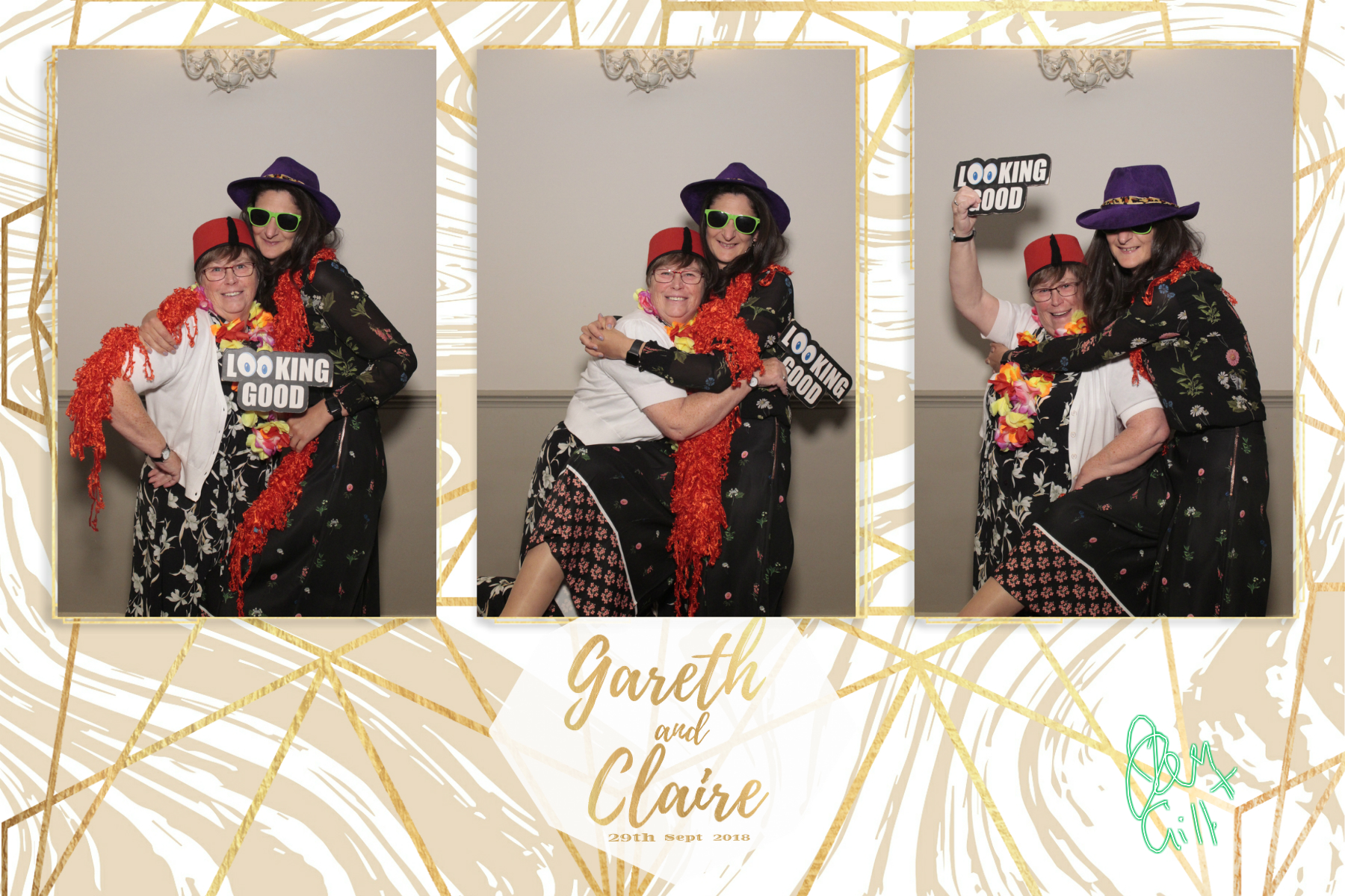 Claire & Gareth's Wedding | View more photos from the event at gallery.myphotoboothexperience.co.uk/u/MyPhotoBoothExperienceLtd/Claire-Gareths-Wedding